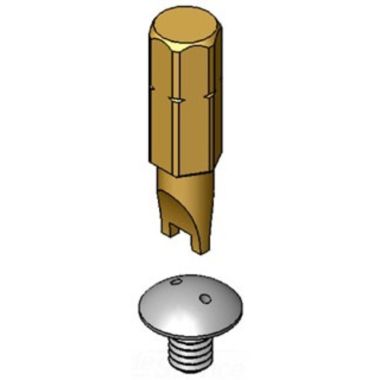 Click here to see T&S Brass 016654-45 T&S BRASS 016654-45 VR SCREW, SS, 8-32UN X 1/4