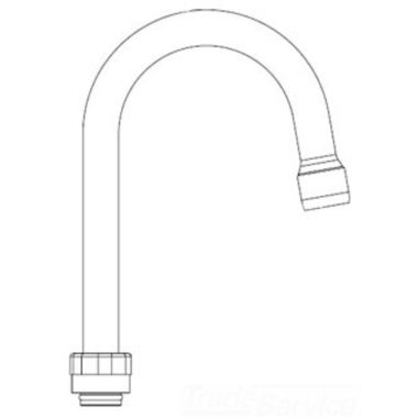 Click here to see T&S Brass 016739-40 T&S BRASS 016739-40 5EF-1D-WGAT GOOSENECK ASSEMBLY
