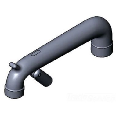 Click here to see T&S Brass 016844-40 T&S Brass 016844-40 B-0650 Spout Assembly, Polished Chrome, Bottom Mount, Clevis