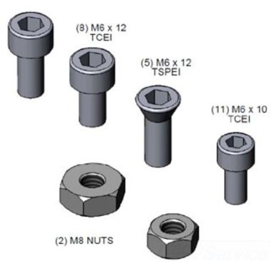 Click here to see T&S Brass 017903-45 T&S BRASS 017903-45 LARGE HOSEREEL SCREW KIT