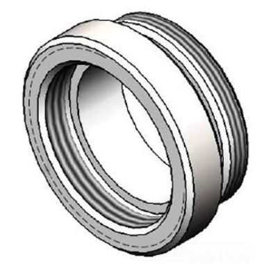 Click here to see T&S Brass 018369-45 T&S Brass 018369-45 3/4-27UN Female X 55/64-27UN Male Adapter (Plated)
