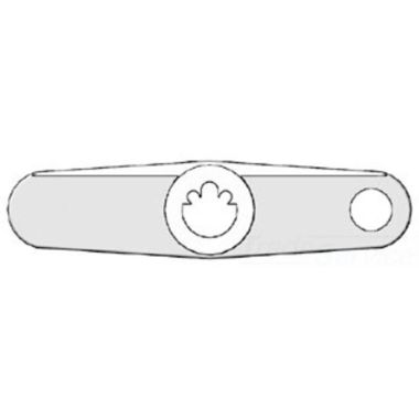 Click here to see T&S Brass 018371-45 T&S BRASS 018371-45 SPECIAL B-2730-3H COVER PLATE W/ SIDESPRAY HOLE