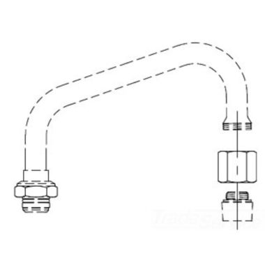 Click here to see T&S Brass 041X T&S Brass 041x 55/64-27UN Female X 3/8