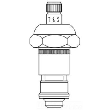 Click here to see T&S Brass 078A T&S BRASS 078A RTC CERAMIC CARTRIDGE W/OUT CHECK VALVE, FOR NON-ESCUTCHEON MODELS