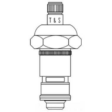 Click here to see T&S Brass 079A T&S BRASS 079A LTC CERAMIC CARTRIDGE W/OUT CHECK VALVE, FOR NON-ESCUTCHEON MODELS