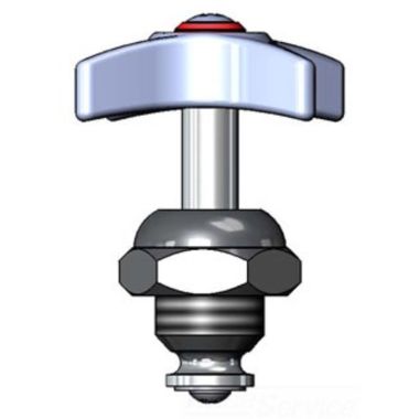 Click here to see T&S Brass 087A T&S BRASS 087A HOT SPINDLE ASSEMBLY W/ 4-ARM HANDLE