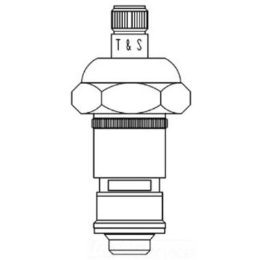 Click here to see T&S Brass 089A T&S BRASS 089A LTC CRMC CTG W/ CHK VLV, FOR NON-ESCUTCHEON MODELS