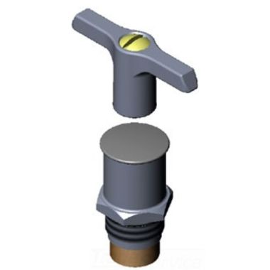 Click here to see T&S Brass 166A T&S Brass 166A Service Stop Spindle Assembly, Cap, T-Handle & Screw