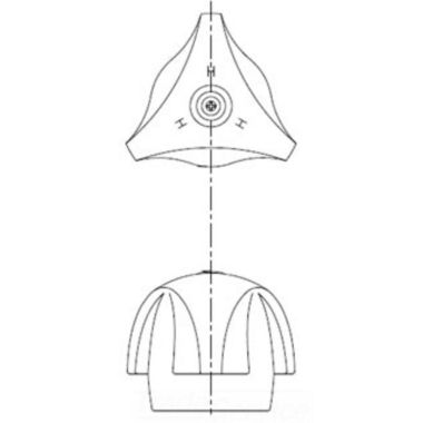 Click here to see T&S Brass 181F T&S BRASS 181F DOME HANDLE (HOT) W/ INDEX & SCREW