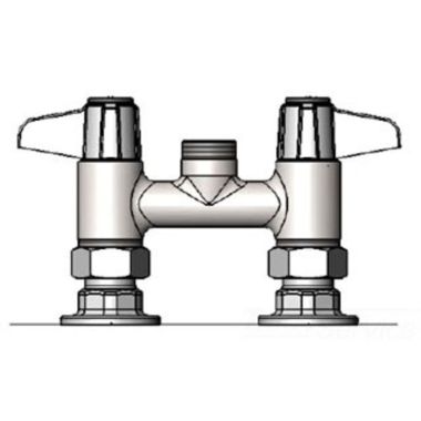 Click here to see T&S Brass 5F-4DLX00 T&S Brass 5F-4DLX00 Equip Faucet (Less Nozzle)