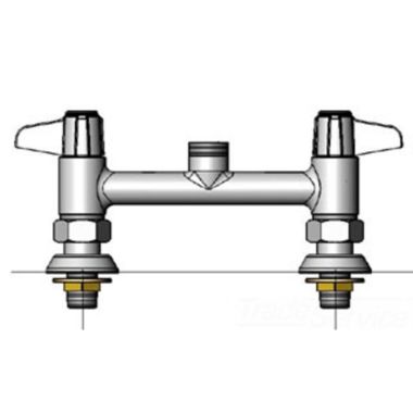Click here to see T&S Brass 5F-7DLX00-EE T&S BRASS 5F-7DLX00-EE EQUIP SWIVEL BASE FCT, LESS NOZZLE, 180MM C/C, 00EE INLETS