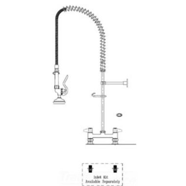 Click here to see T&S Brass 5PR-7D00-EZ T&S BRASS 5PR-7D00-EZ EQUIP PRE-RINSE:180MM C/C EZ-INSTALL