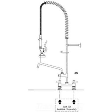 Click here to see T&S Brass 5PR-7D12-EZ T&S BRASS 5PR-7D12-EZ EQUIP PRE-RINSE:EZ-INSTALL 180MM C/C BASE,ADD-ON-FCT,12