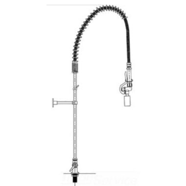 Click here to see T&S Brass B-0113-CR-BC T&S Brass B-0113-CR-BC EasyInstall Pre-rinse Unit