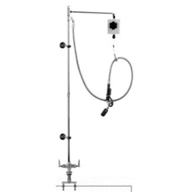 Click here to see T&S Brass B-0129 T&S BRASS B-0129 PRE-RINSE, BALANCER, WALL MOUNT BASE, 8