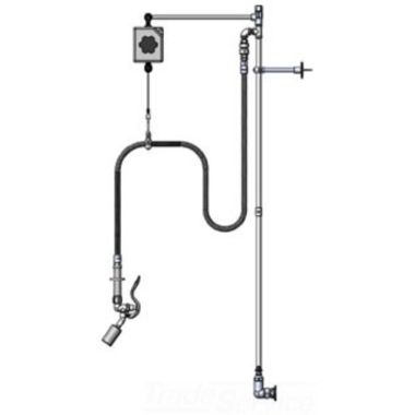 Click here to see T&S Brass B-0129-VB T&S BRASS B-0129-VB PRE-RINSE, BALANCER, WALL MOUNT BASE, 8