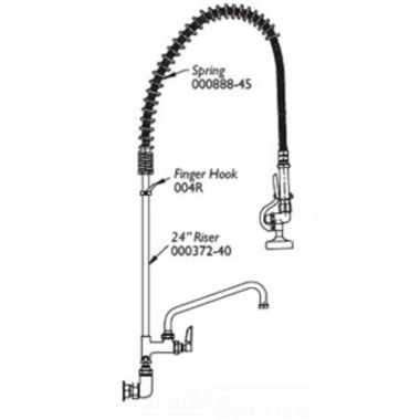 Click here to see T&S Brass B-0133-01-44H T&S Brass B-0133-01-44H Pre-rinse Unit