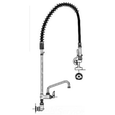 Click here to see T&S Brass B-0133-ADF08 T&S Brass B-0133-ADF08 Pre-rinse Unit
