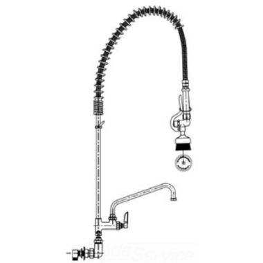 Click here to see T&S Brass B-0133-ADF14-BR T&S Brass B-0133-ADF14-BR Pre-rinse Unit