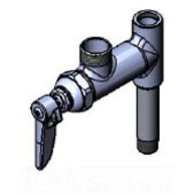 Click here to see T&S Brass B-0155-LNM T&S BRASS B-0155-LNM ADD-ON FAUCET, LESS NOZZLE, LEVER HANDLE (QTY. 6)