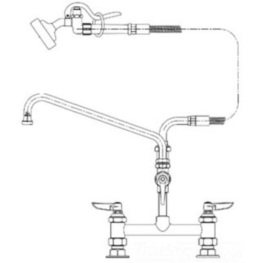 Click here to see T&S Brass B-0175-04 T&S Brass B-0175-04 Spray Assembly
