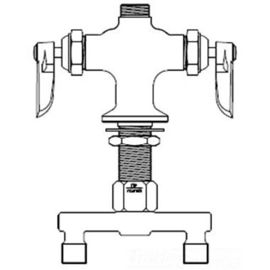 Click here to see T&S Brass B-0200-CR-LN T&S Brass B-0200-CR-LN Pantry Faucet (Less Nozzle)