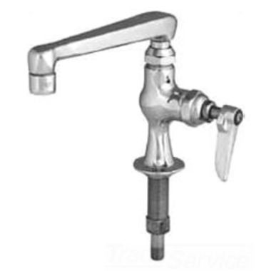 Click here to see T&S Brass B-0208-CR T&S BRASS B-0208-CR SINGLE TEMP DECK MOUNT FAUCET W/ CERAMA CARTRIDGE, 6