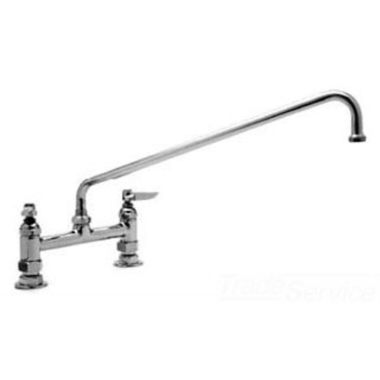 Click here to see T&S Brass B-0220-EE T&S BRASS B-0220-EE Deck Mount Double Pantry Faucet, 8