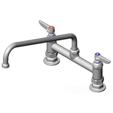 Click here to see T&S Brass B-0221-M T&S Brass Deck Mount Double Pantry Faucet, 8 Inches Centers - B-0221-M