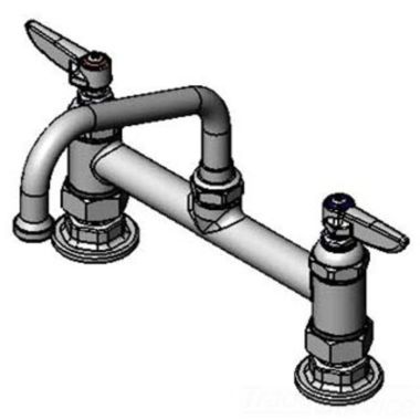 Click here to see T&S Brass B-0222 T&S Brass Deck Mount Double Pantry Faucet, 8 Inches Centers - B-0222