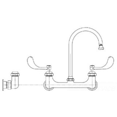 Click here to see T&S Brass B-0230-CR-WH4 T&S BRASS B-0230-CR-WH4 8