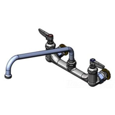 Click here to see T&S Brass B-0231-CCM T&S BRASS B-0231-CCM Double Pantry Faucet, Wall Mount, 8