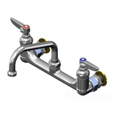 Click here to see T&S Brass B-0232-CC T&S BRASS B-0232-CC Double Pantry Faucet, Wall Mount, 8