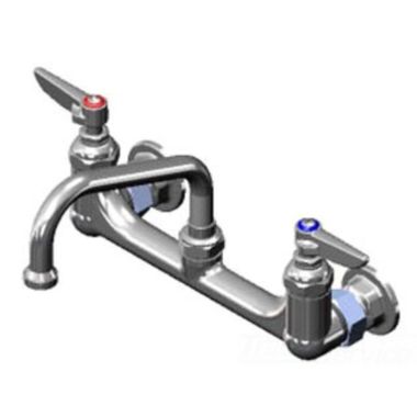 Click here to see T&S Brass B-0232-M T&S BRASS B-0232-M Double Pantry Faucet, Wall Mount, 8