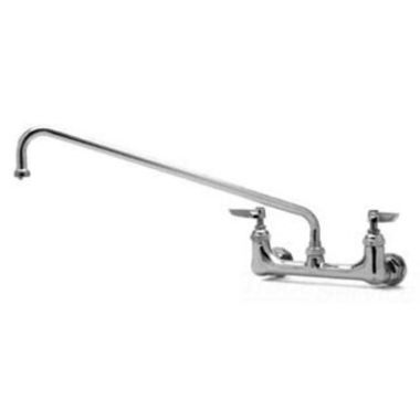 Click here to see T&S Brass B-0230-M T&S BRASS B-0230-M Double Pantry Faucet, Wall Mount, 8