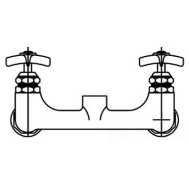 Click here to see T&S Brass B-0273 T&S BRASS B-0273 WASHDOWN STATION: WALL MOUNT BASE, 10'HOSE, QUICK DISCONNECT, VB,