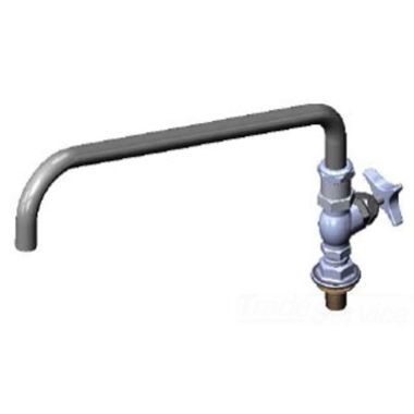 Click here to see T&S Brass B-0297 T&S BRASS B-0297 Big-Flo Deck Mount Single Pantry Faucet, 18