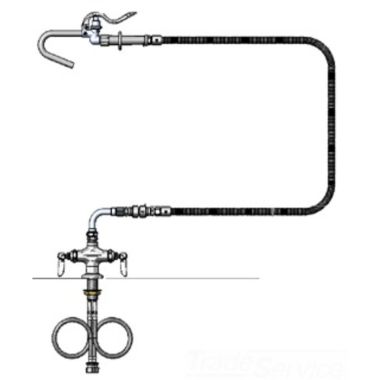 Click here to see T&S Brass B-0300-PF T&S Brass B-0300-PF Double Pantry Faucet