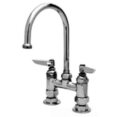 Click here to see T&S Brass B-0325-A22 T&S Brass B-0325-A22 Double Pantry Faucet with Swivel Gooseneck
