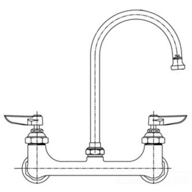 Click here to see T&S Brass B-0331-CR T&S BRASS B-0331-CR FAUCET, 8