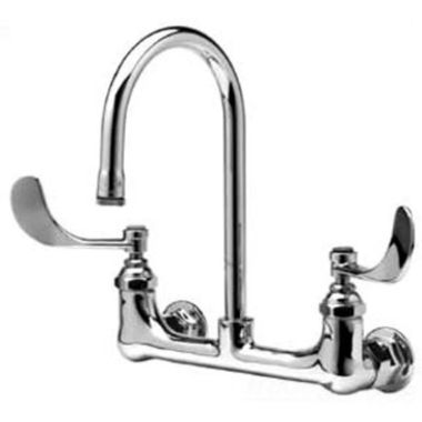 Click here to see T&S Brass B-0350 T&S BRASS B-0350 SURGICAL SINK FAUCET, WALL MOUNT, 8