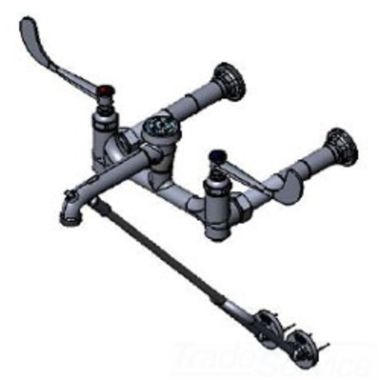 Click here to see T&S Brass B-0363 T&S Brass B-0363 Wall Mount Service Sink Faucet, 8