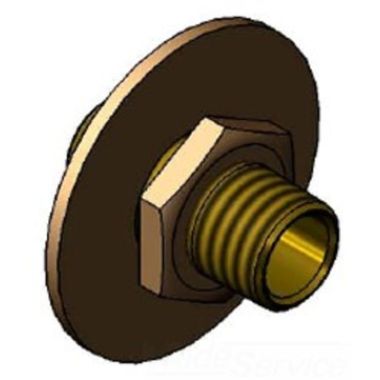 Click here to see T&S Brass B-0428-LA T&s Brass B-0428-LA Supply Nipple with Locknut & Washer - Replacement