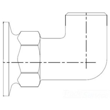 Click here to see T&S Brass B-0432-A T&S BRASS B-0432-A RIGID BASE ASSEMBLY, WALL MOUNT, 1/2