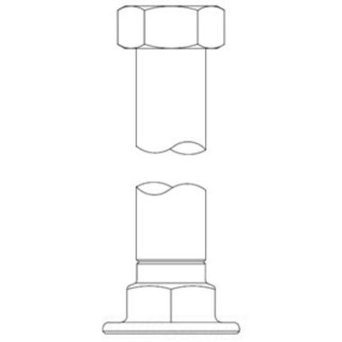 Click here to see T&S Brass B-0442 T&S Brass B-0442 Inlet Extension, 5-3/4