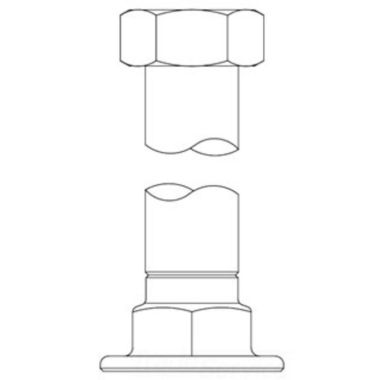 Click here to see T&S Brass B-0443 T&S Brass B-0443 Inlet Extension, 6-3/4