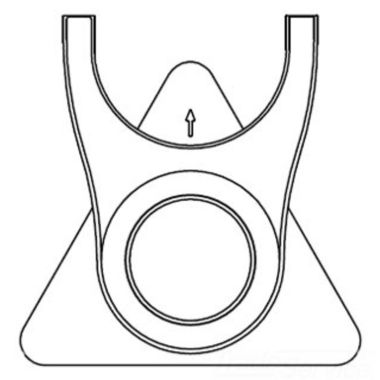 Click here to see T&S Brass B-0477 T&S Brass B-0477 Wall Support for Knee Action Valve