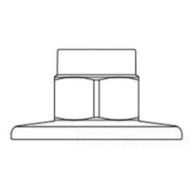 Click here to see T&S Brass B-0481 T&S BRASS B-0481 WALL FLANGE, 1/2