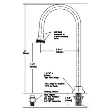 Click here to see T&S Brass B-0502-03 T&S BRASS B-0502-03 DOUBLE PEDAL VALVE, FLOOR MOUNT, 1/2