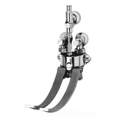 Click here to see T&S Brass B-0504-02 T&S BRASS B-0504-02 DOUBLE PEDAL VALVE, WALL MOUNT, LOOSE KEY ANGLE STOPS, STRAIGHT